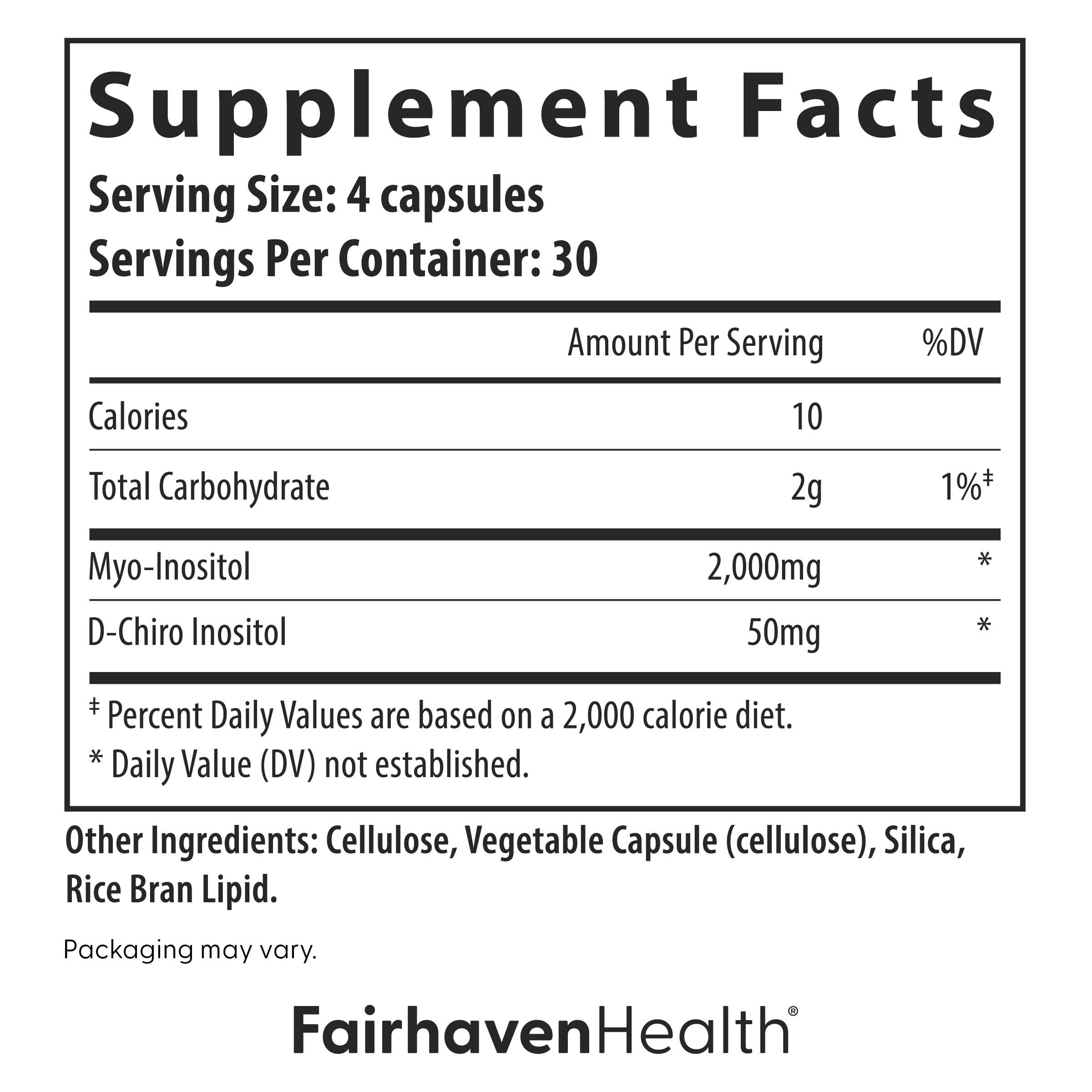 Fairhaven Health cápsulas en la mano para mostrar tamaño y dosificación