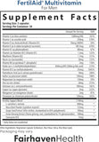 Fairhaven Health etiquetas de frascos con ingredientes clave legibles