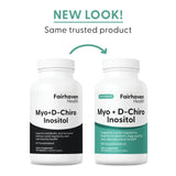 Fairhaven Health frasco abierto con cápsulas mostrando contenido y cantidad