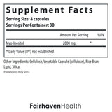 Fairhaven Health cápsula en mano para comparar tamaño y dosificación