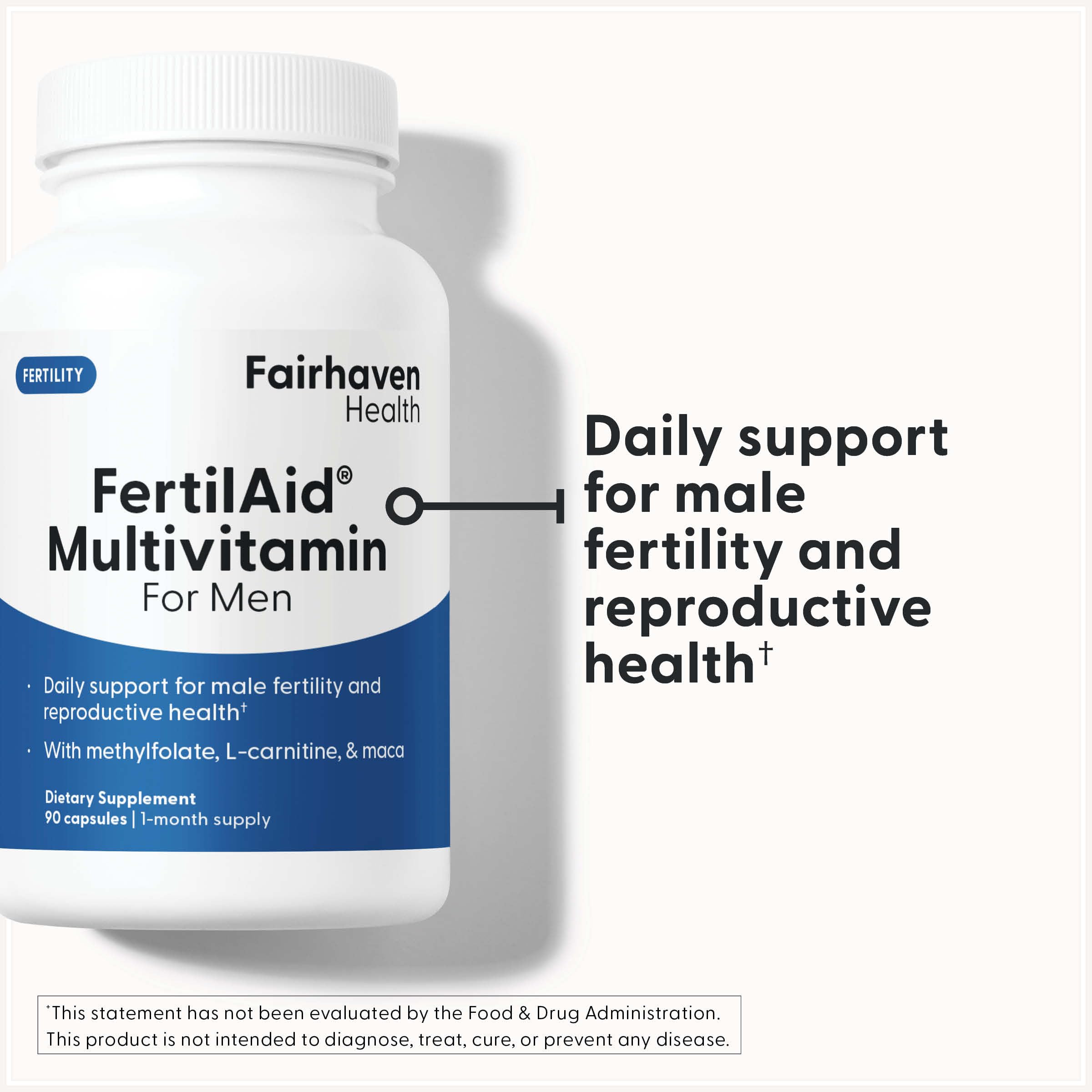Fairhaven Health cápsula en primer plano destacando textura y tamaño