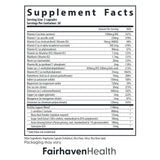 Fairhaven Health cápsulas en mano para comparar tamaño y porción