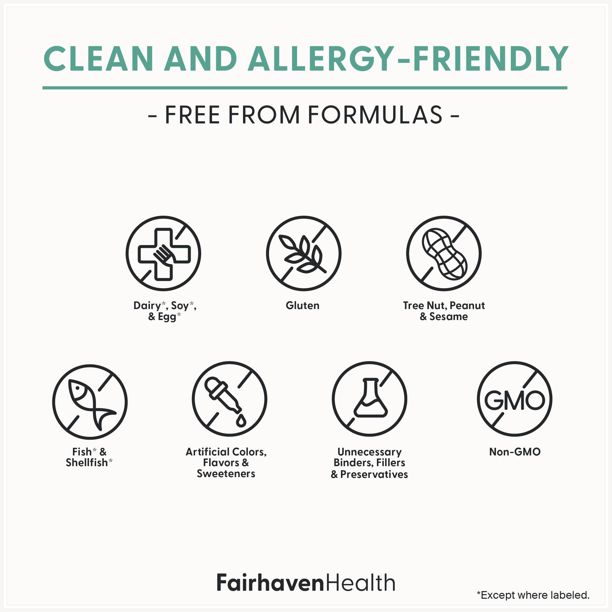 Fairhaven Health ingredientes clave en vial de laboratorio para confianza