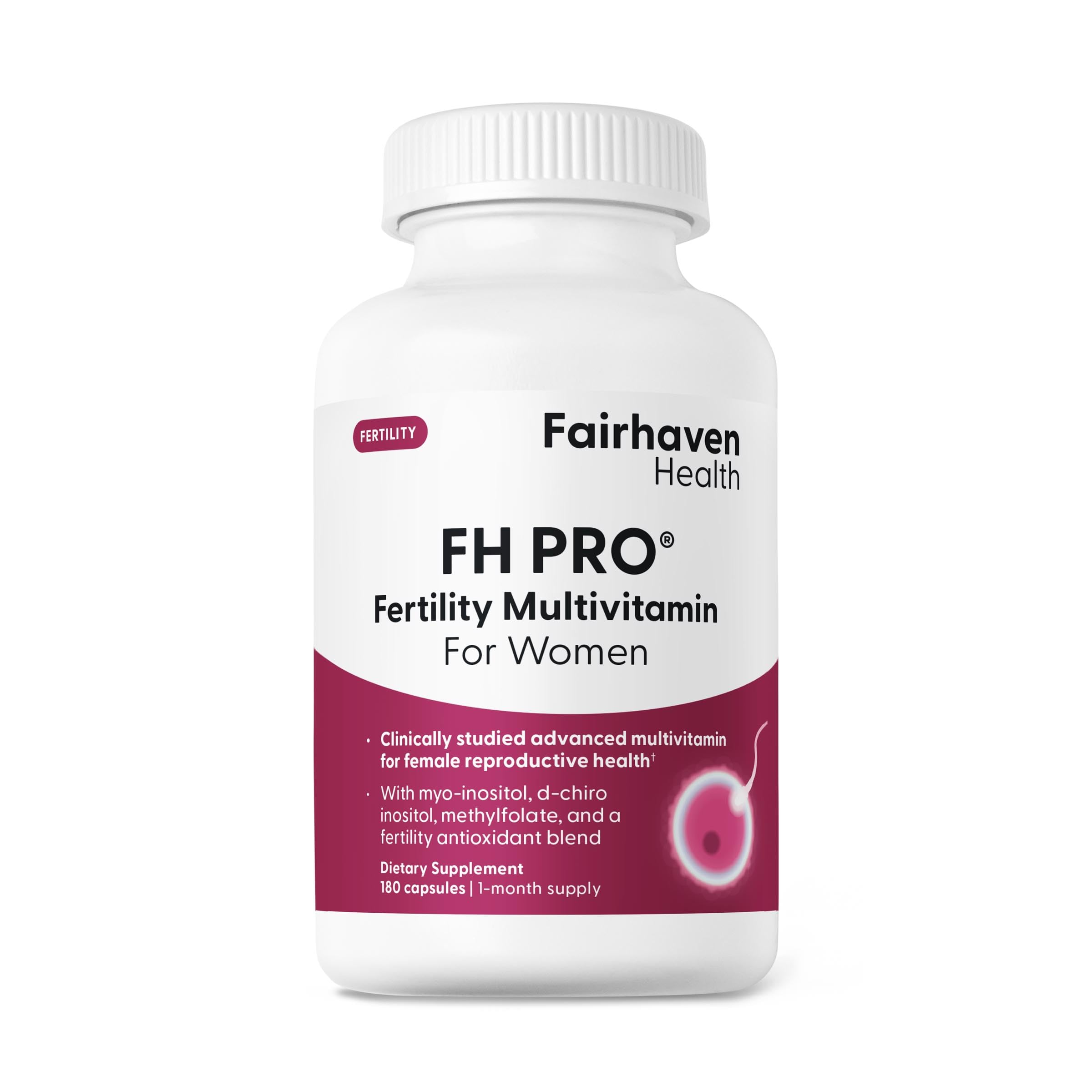 Fairhaven Health FH PRO for Women vista frontal del envase que transmite confianza