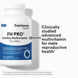 Fairhaven Health etiqueta lateral con ingredientes claros y beneficios