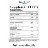 Fairhaven Health MotilityBoost cápsulas en primer plano, enfocadas en movilidad