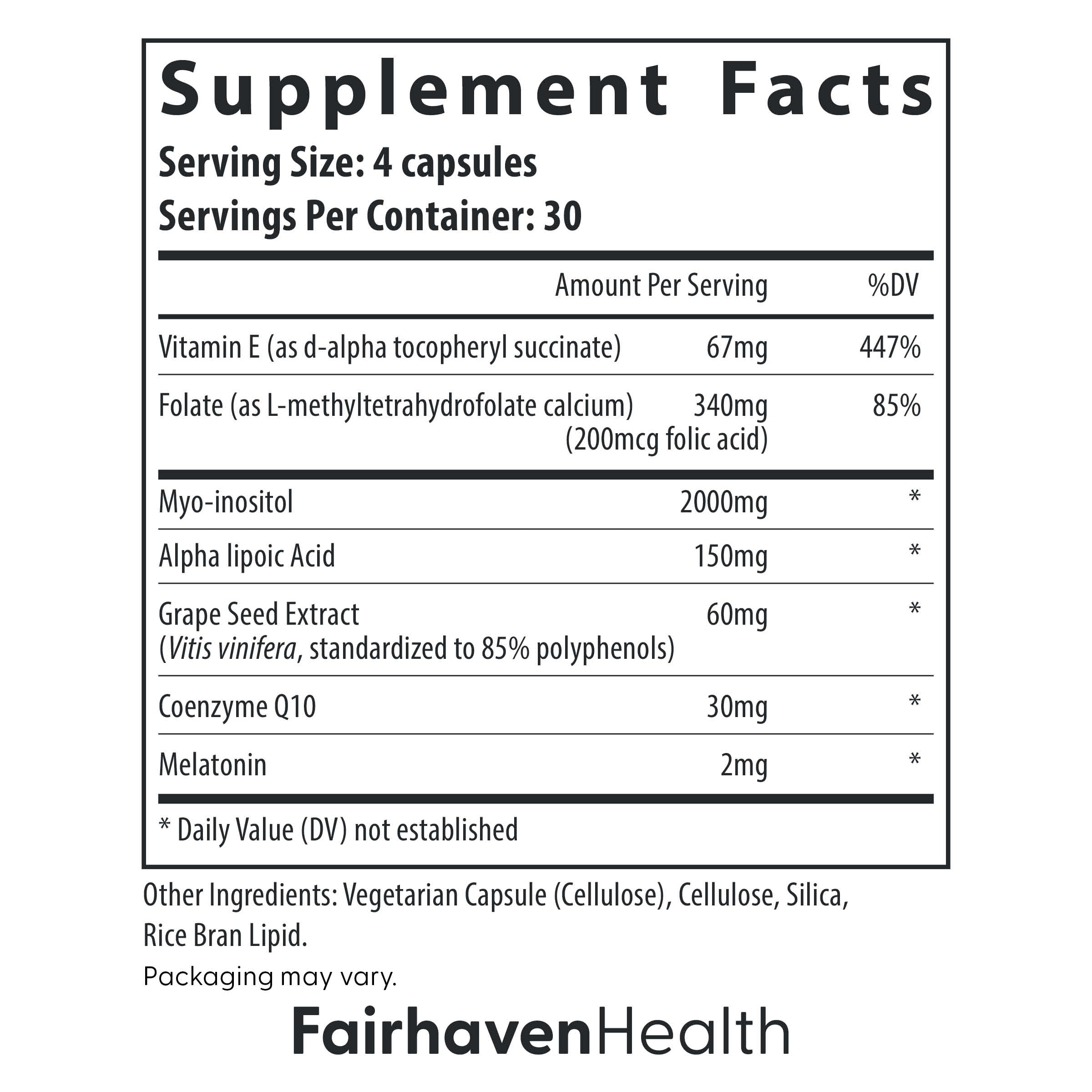 Fairhaven Health OvaBoost cápsula en mano mostrando tamaño y conveniencia para el hogar