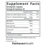 Fairhaven Health OvaBoost cápsula en mano mostrando tamaño y conveniencia para el hogar