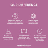 Fairhaven Health etiqueta de ingredientes que transmite transparencia
