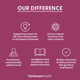 Fairhaven Health manos sosteniendo cápsula destacando uso diario sencillo