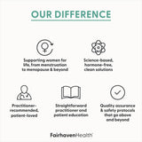 Fairhaven Health mujer integrando cápsulas en su rutina diaria como apoyo