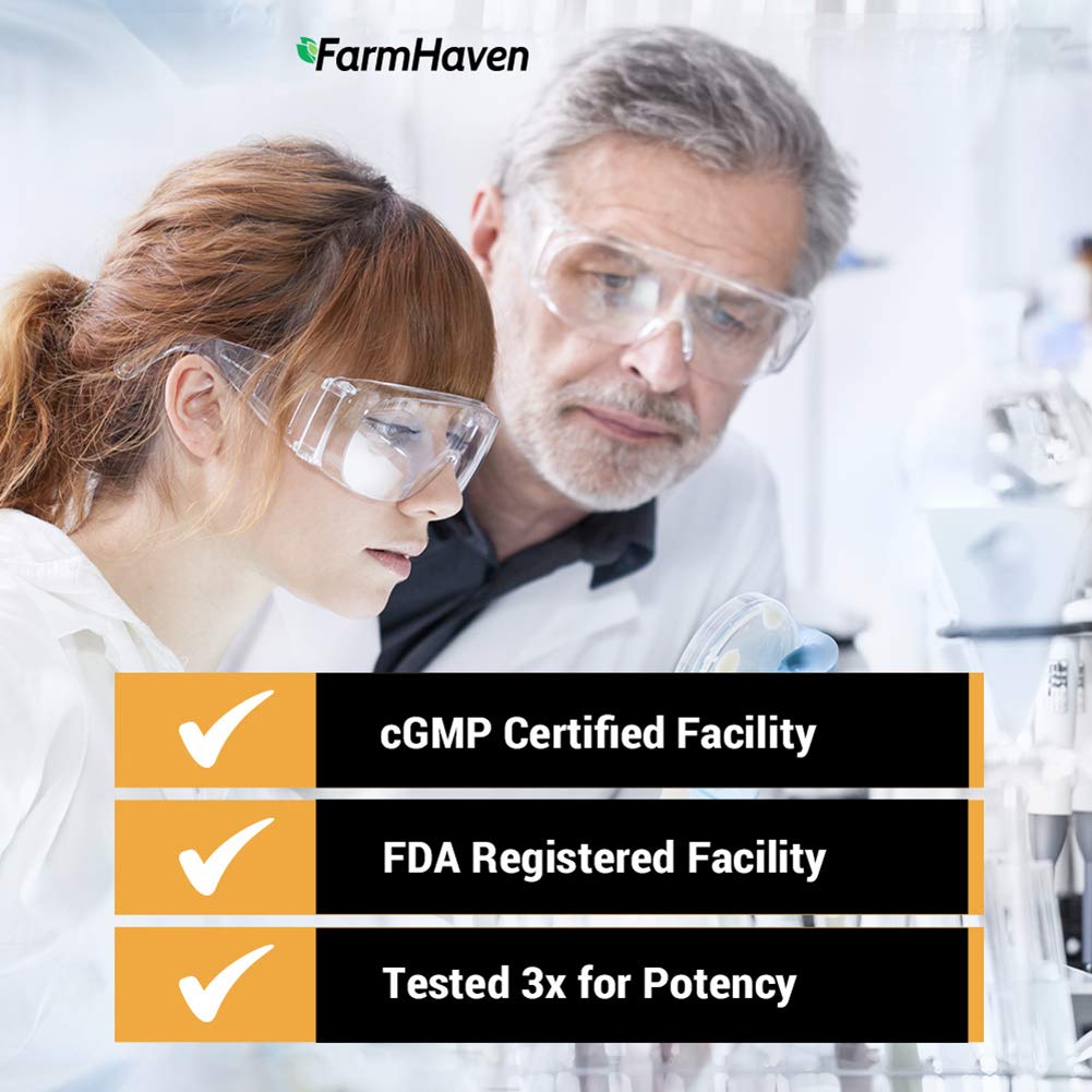 FarmHaven etiqueta nutricional legible para transparencia de ingredientes