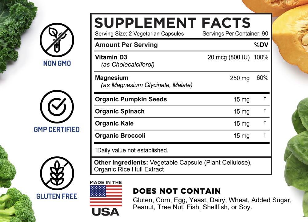 FarmHaven etiqueta nutricional enfocada para ver dosis y ingredientes
