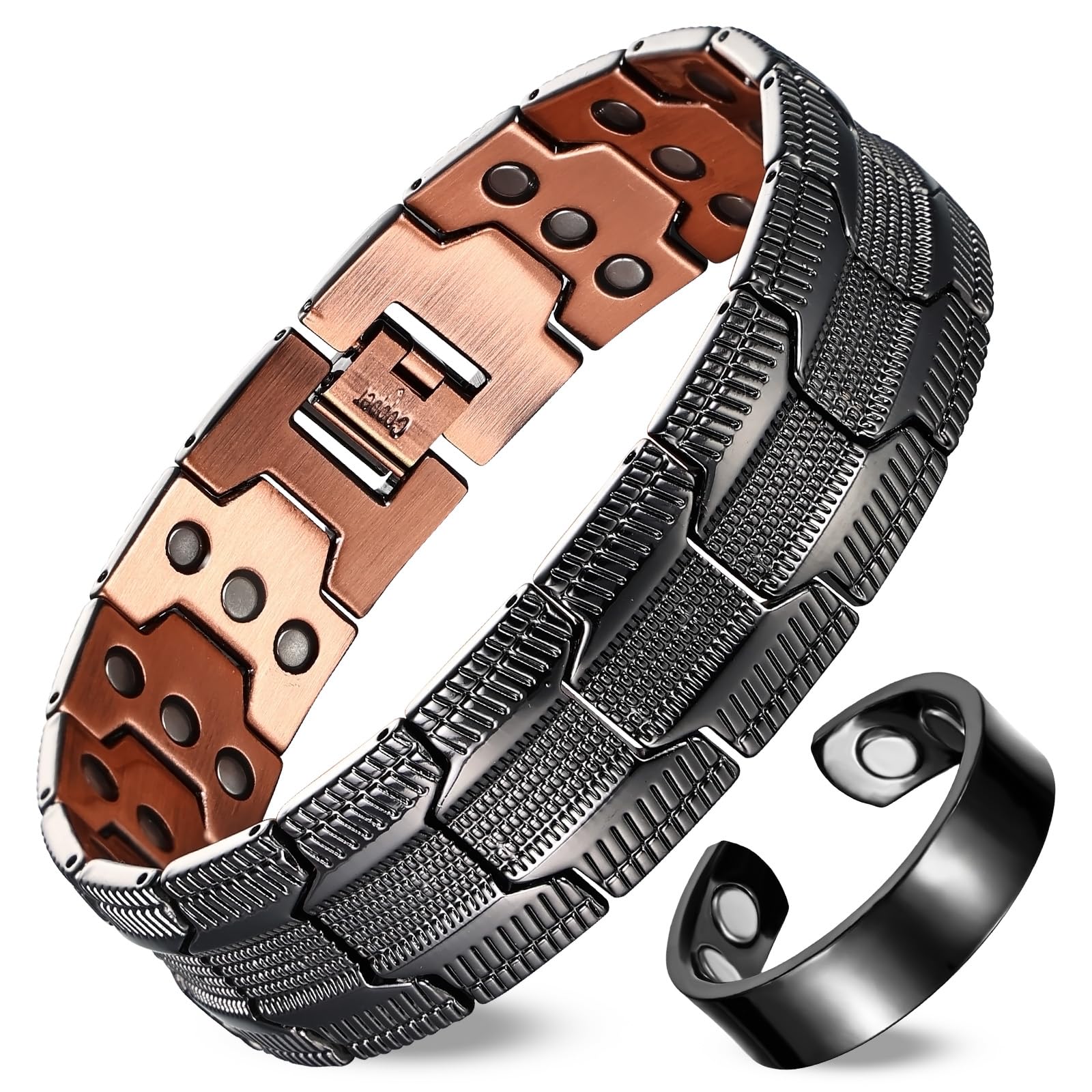 Fashtour pulsera frontal mostrando diseño masculino y acabado elegante