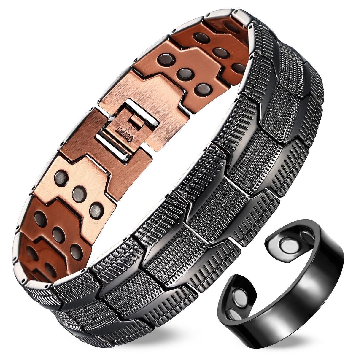 Fashtour pulsera frontal mostrando diseño masculino y acabado elegante