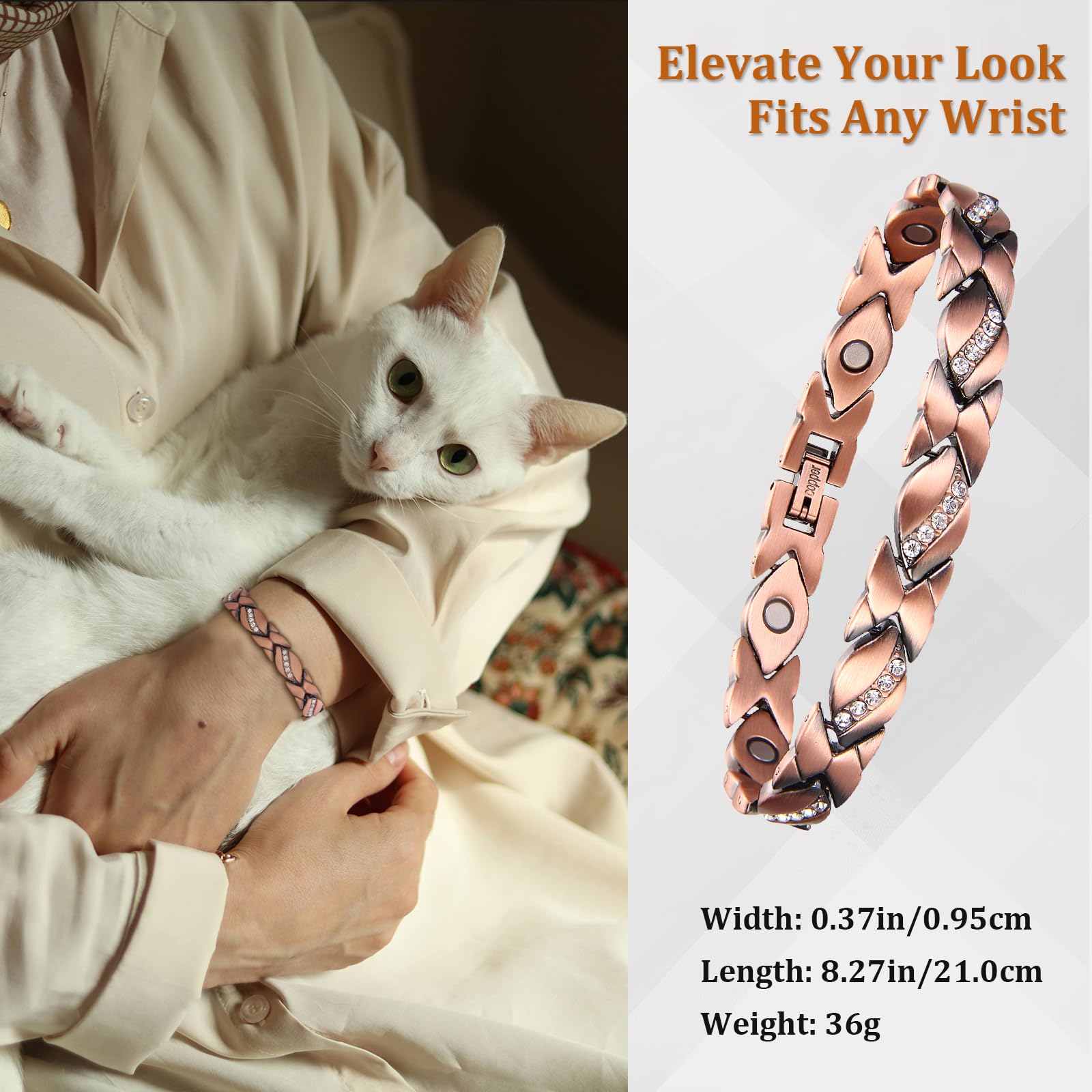 Fashtour pulsera puesta en muñeca ejemplo de uso diario