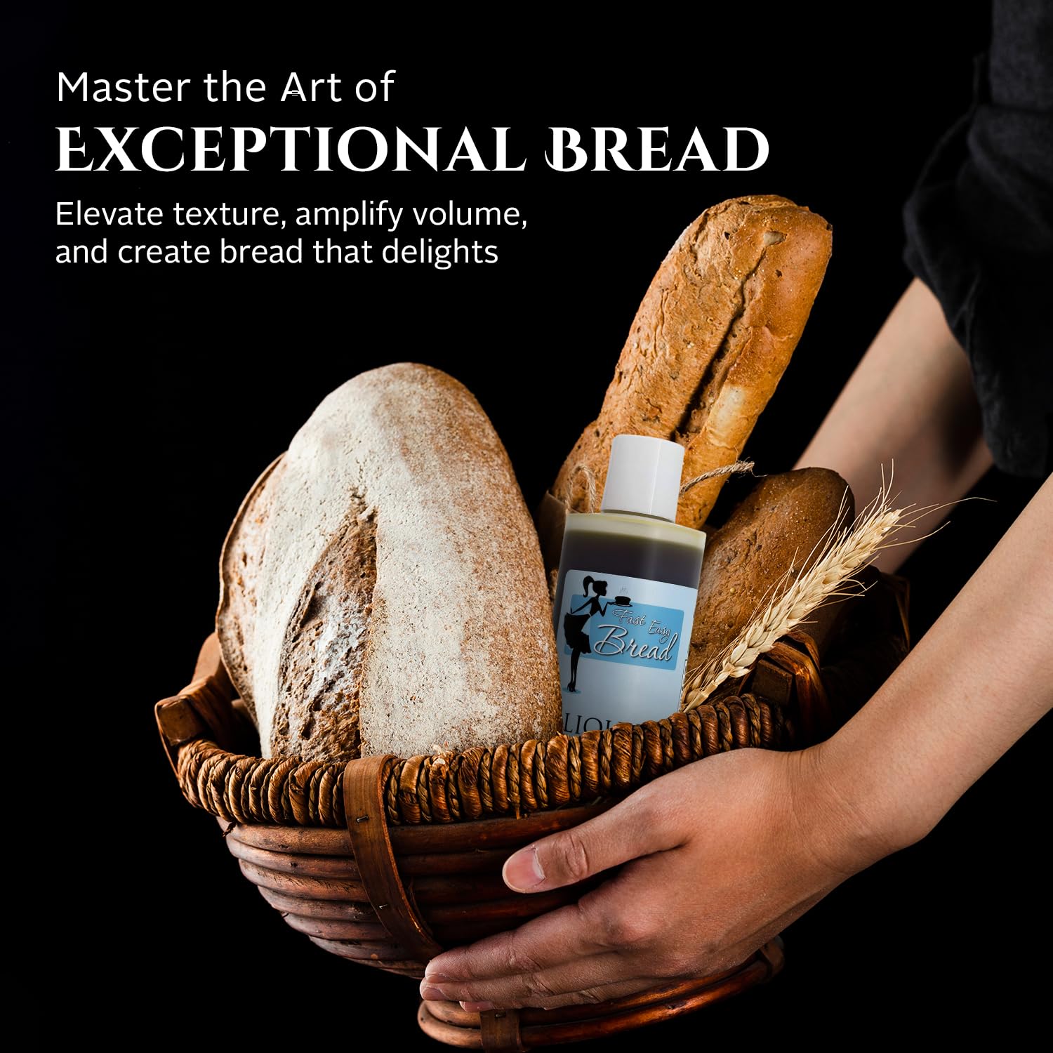 Fast Easy Bread detalle de boquilla anti-derrame para dosificado preciso