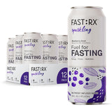 FAST:RX close-up de efervescencia mostrando textura y sensación refrescante