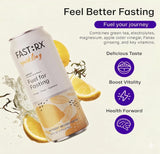 Lata FAST:RX en mano mostrando tamaño 16 oz y facilidad de transporte