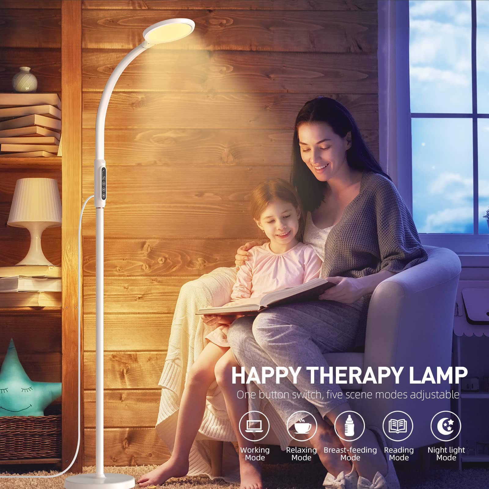 FBBJFF en salón junto a sillón, crea ambiente cálido para lectura