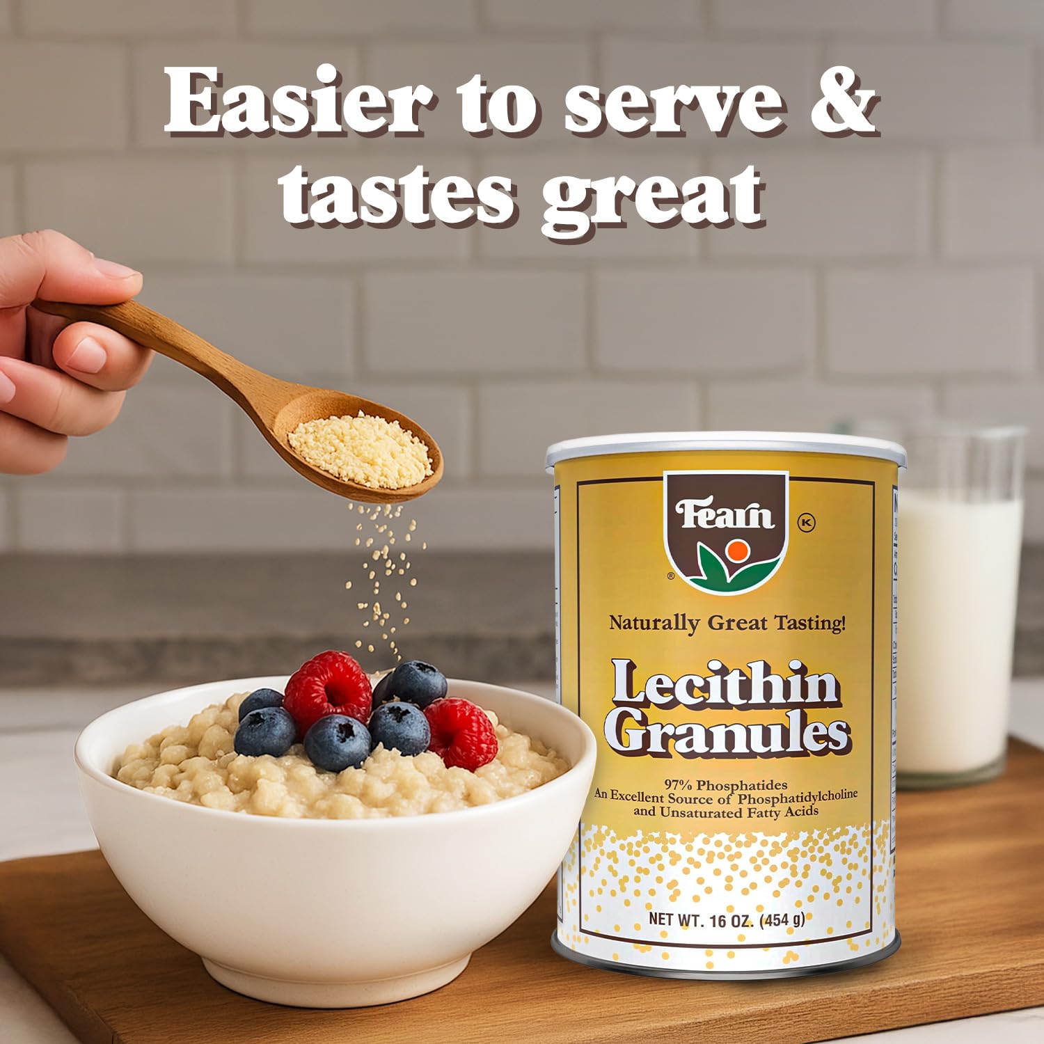 Fearn usado para gominolas caseras logrando textura uniforme
