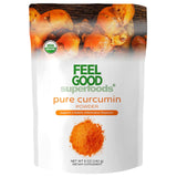 FEEL GOOD envase frontal de curcumina pura mostrando información clave