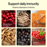 Feel Goods acerola y frutas usadas como fuente natural de vitamina C y antioxidantes