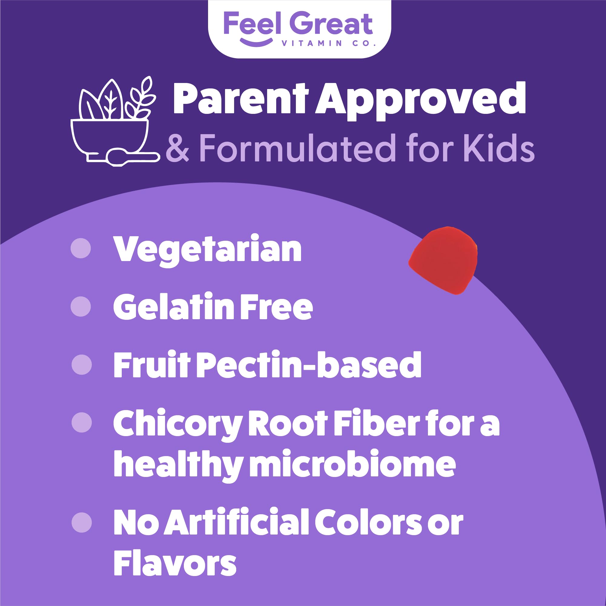 comparación de tamaño de gominola The Feel Great en manos para dosis visual