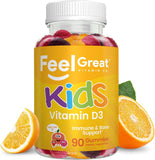 Frasco Feel Great abierto con gomitas visibles para administración diaria fácil