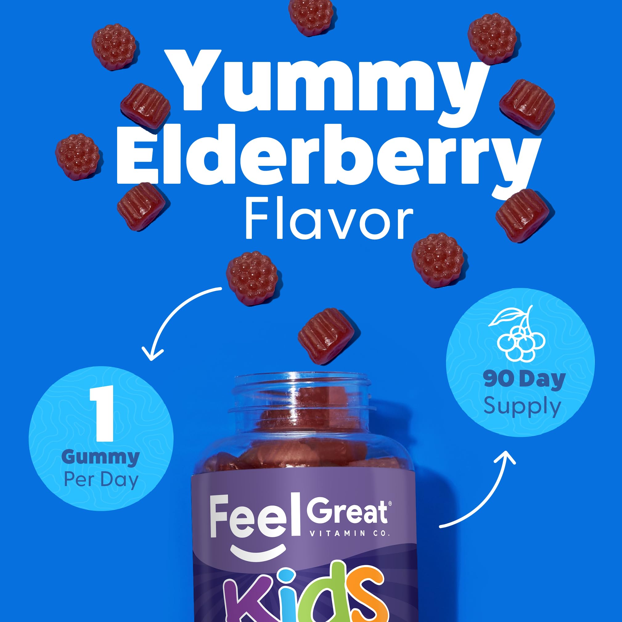 Gomitas Feel Great en mano para comparar tamaño y facilidad de masticar