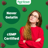 Feel Great etiqueta nutricional en detalle para transparencia y confianza