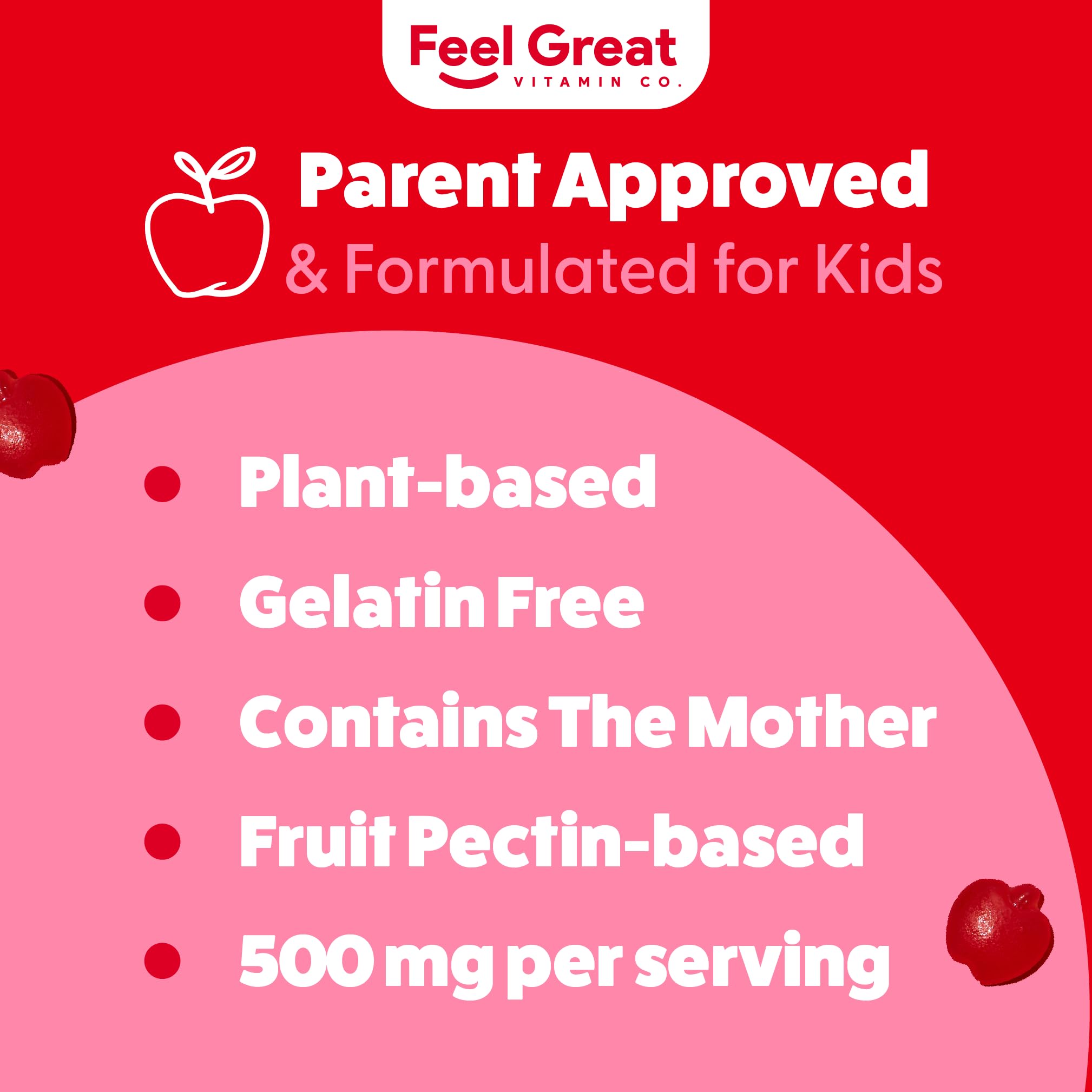 Feel Great manzana y extractos naturales, apoyo antioxidante visible