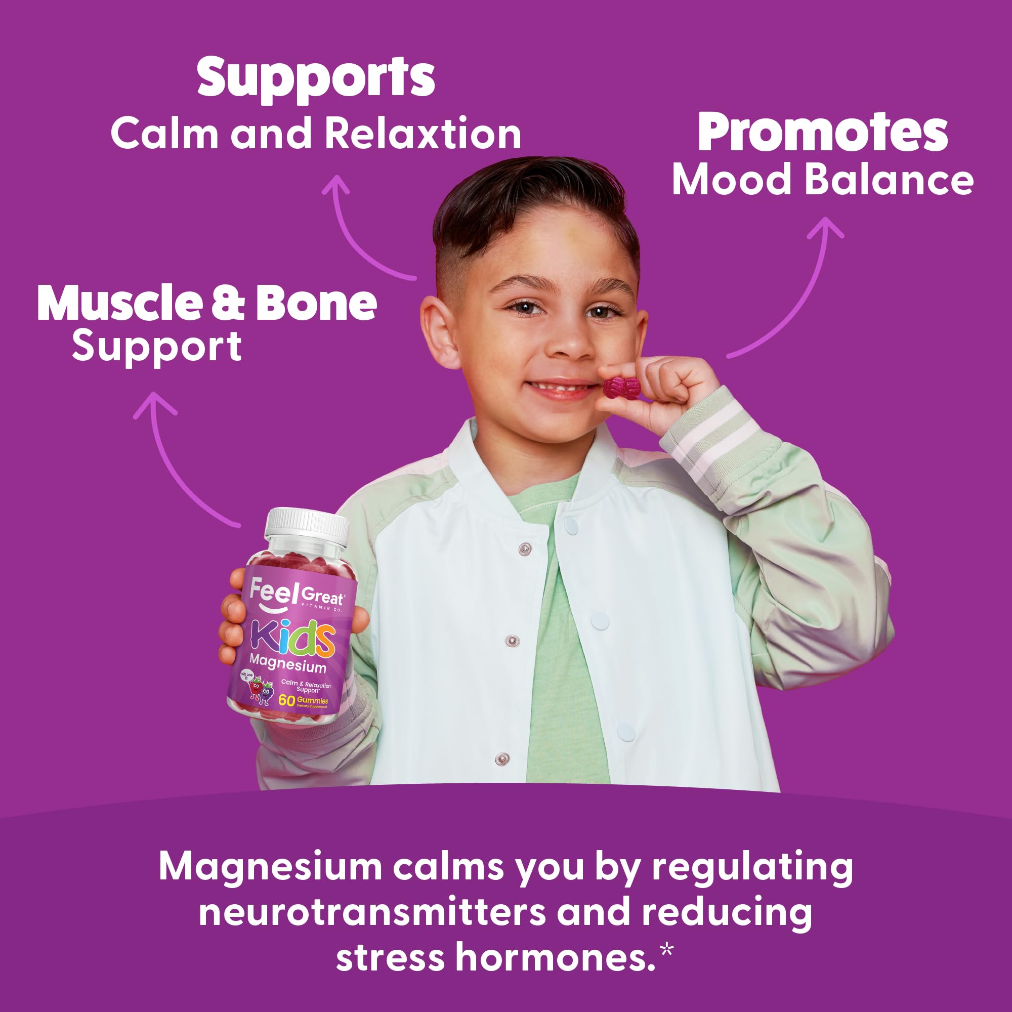 Comparación de tamaño de gominola The Feel Great Vitamin Company con una moneda para escala