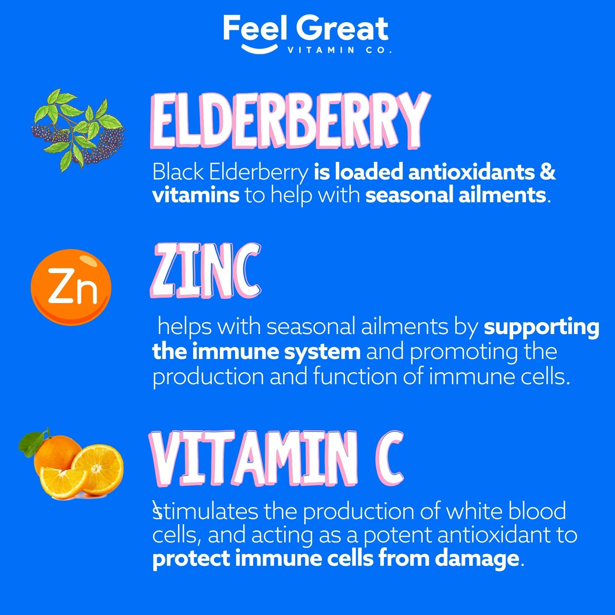 Feel Great Vitamin Company niño tomando gominola en una rutina familiar