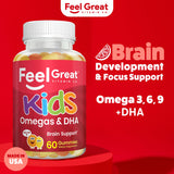 The Feel Great Vitamin Company gomita en mano resaltando sabor y facilidad