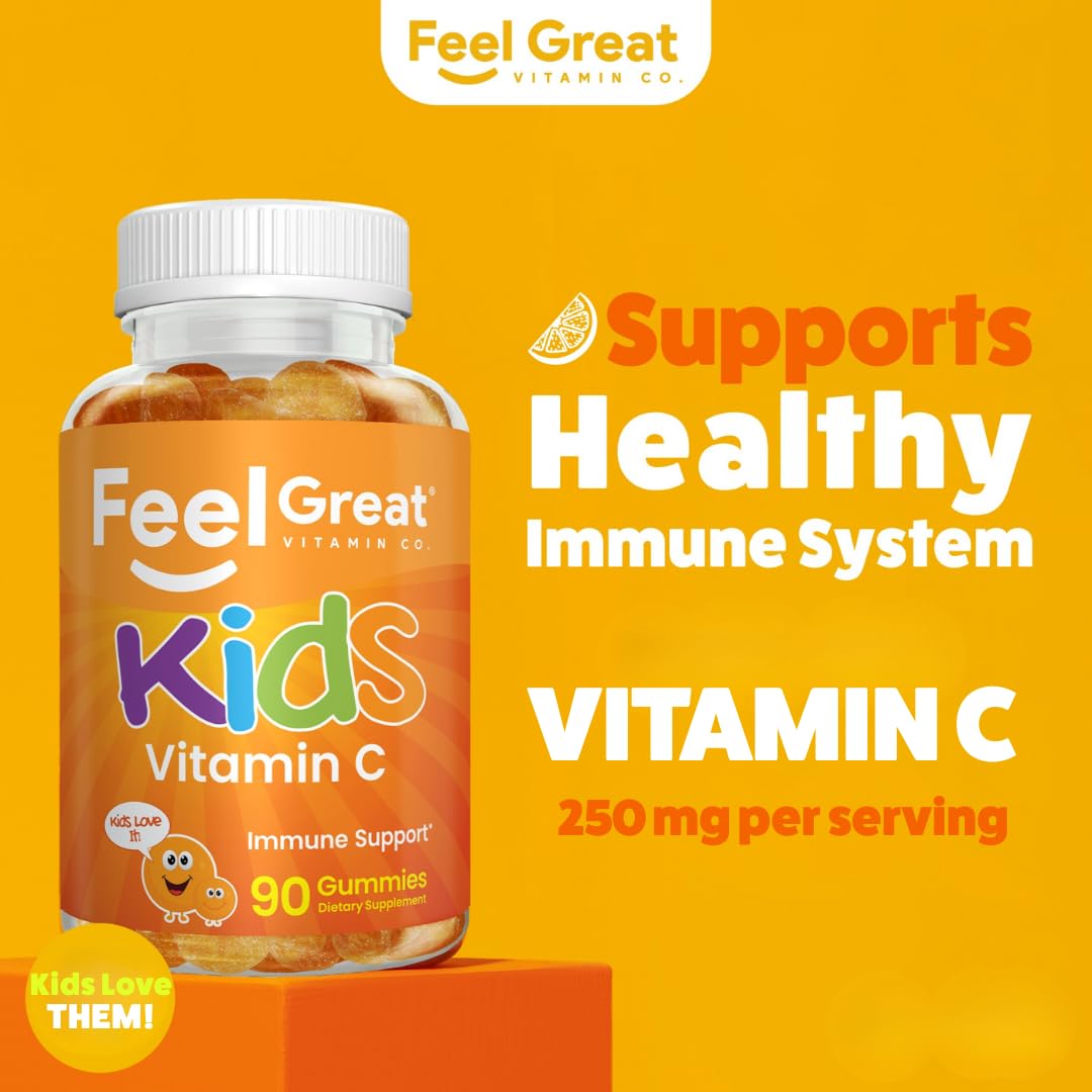 Feel Great Vitamin Co. primer plano de textura suave que facilita masticar