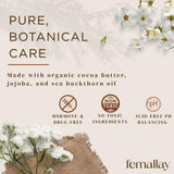 Femallay primer plano manteca de cacao ingrediente nutritivo