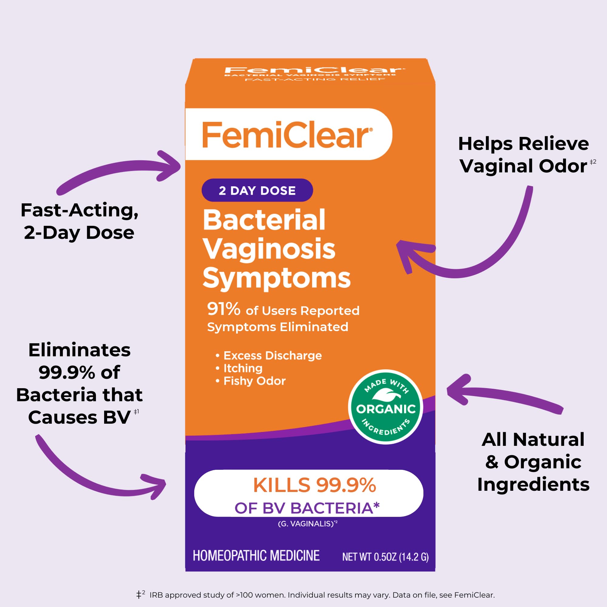 FemiClear aplicada antes de dormir, añade comodidad nocturna y discreción