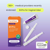 FemiClear BVPro etiqueta del envase con ingredientes y modo de uso claro