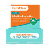 FemiClear crema vulvar frente mostrando envase y tamaño práctico para protección