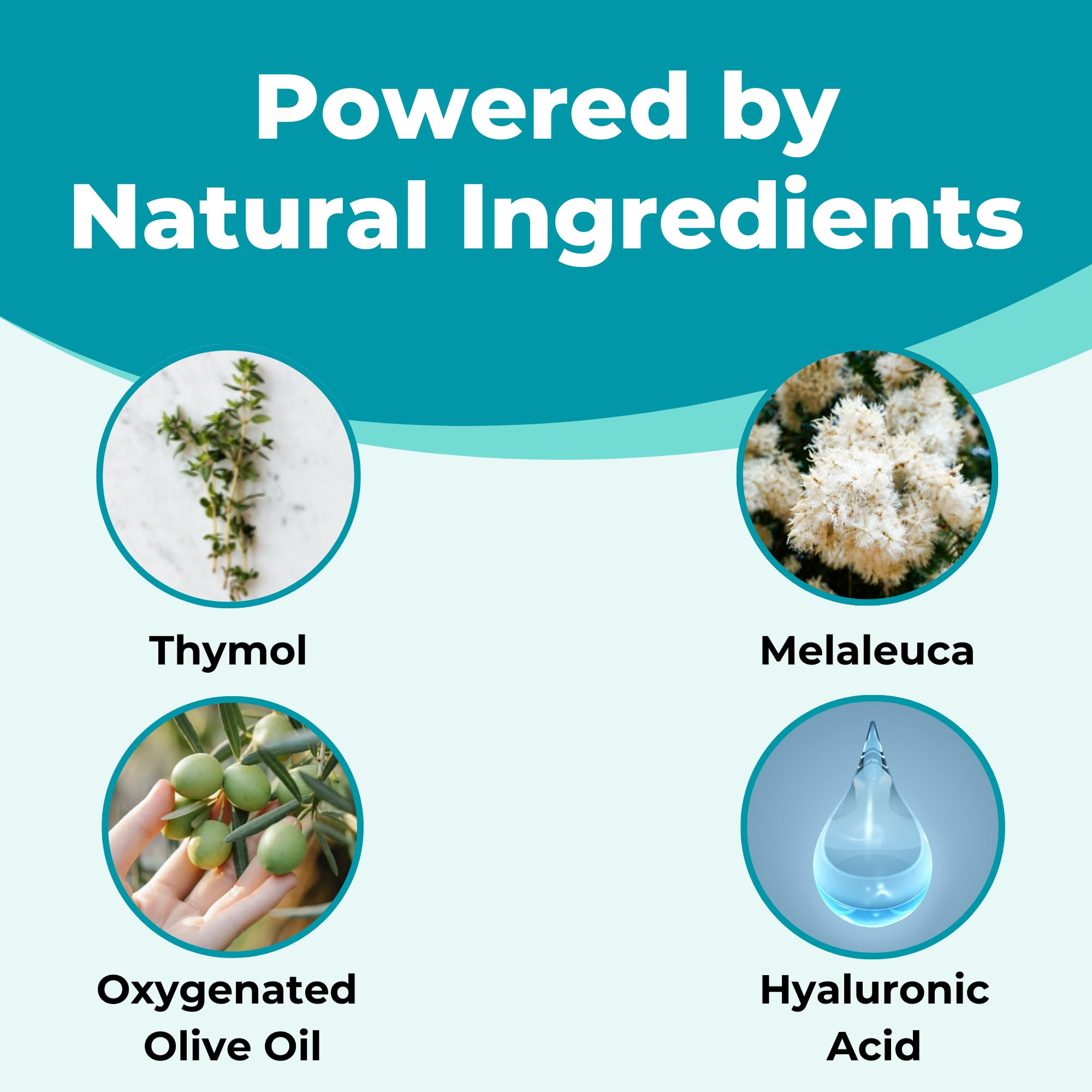 FemiClear ingredientes naturales (oliva, melaleuca) para cuidado íntimo suave