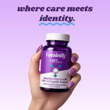 Generic Feminify etiqueta con ingredientes y dosificación clara para seguridad