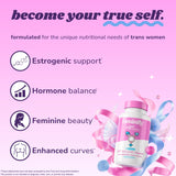 Feminify detalle de textura de cápsula sugiriendo calidad y pureza