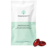 Femininity frente del empaque mostrando el diseño y beneficio de hidratación