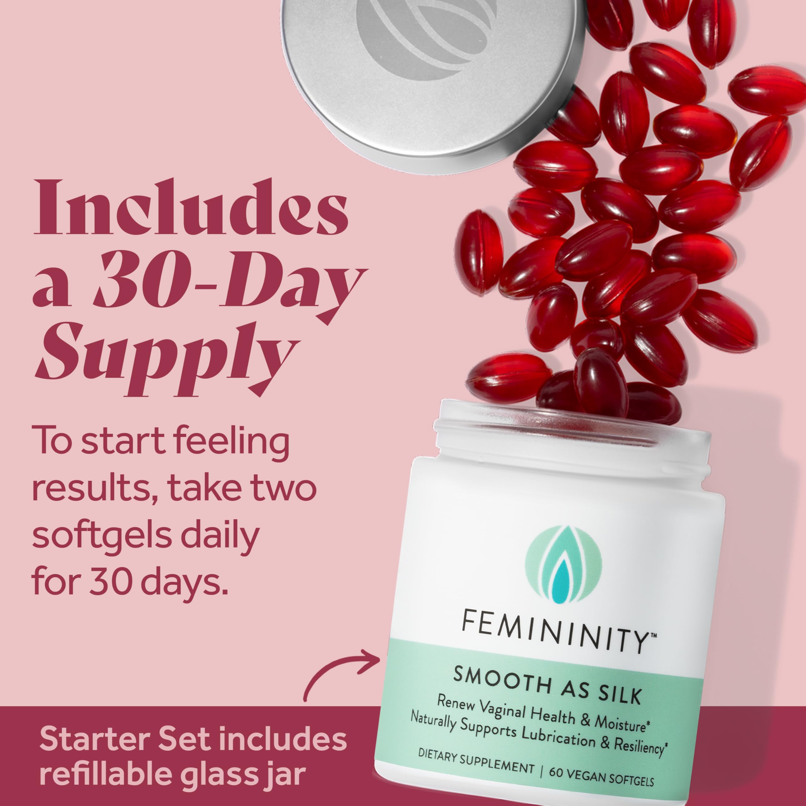 Femininity producto en ritual de belleza sobre mesa sugerencia uso