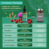 Frasco Femmetra junto a frambuesas naturales resaltando sabor