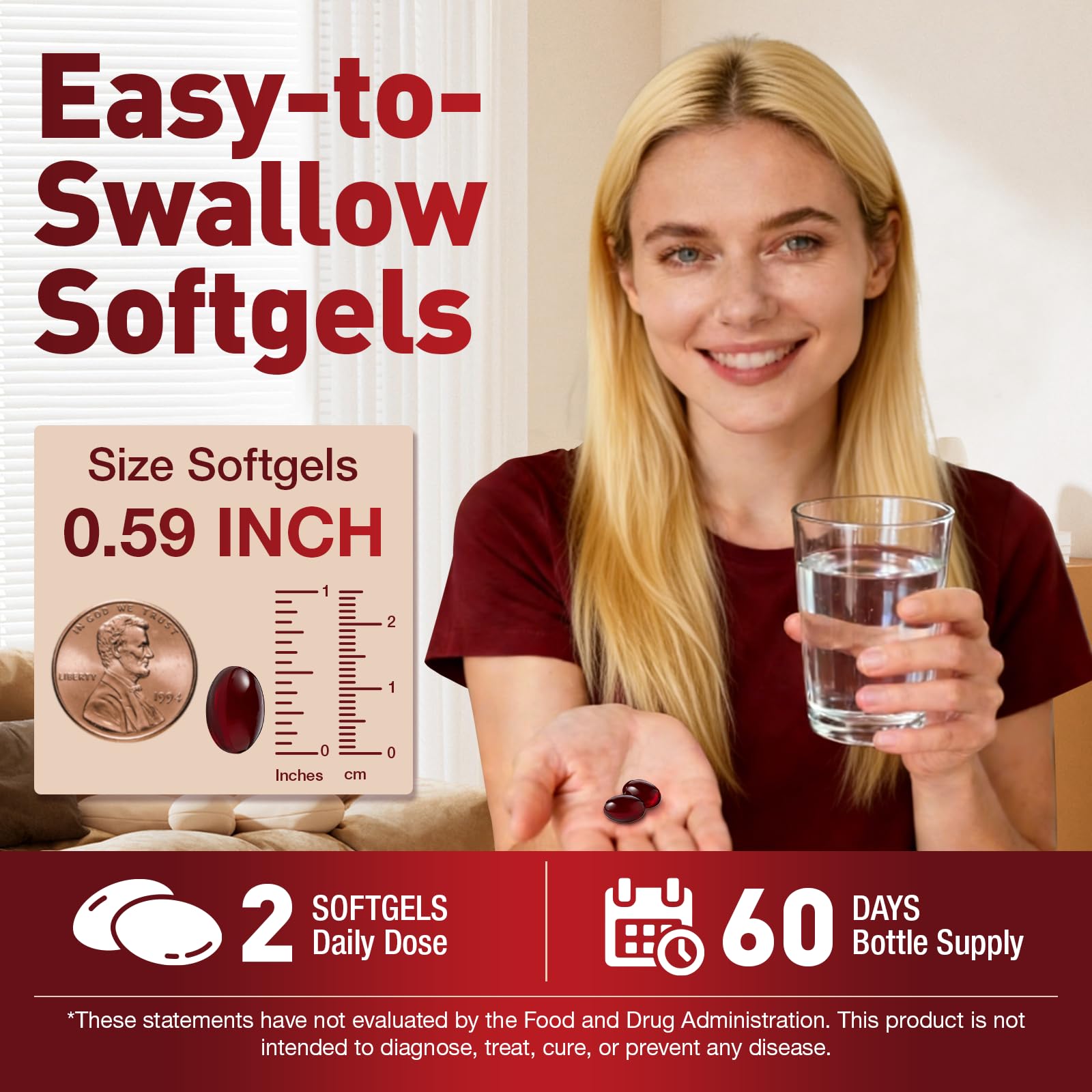 Femmetra softgels junto a elementos de baño mostrando uso rutinario diario