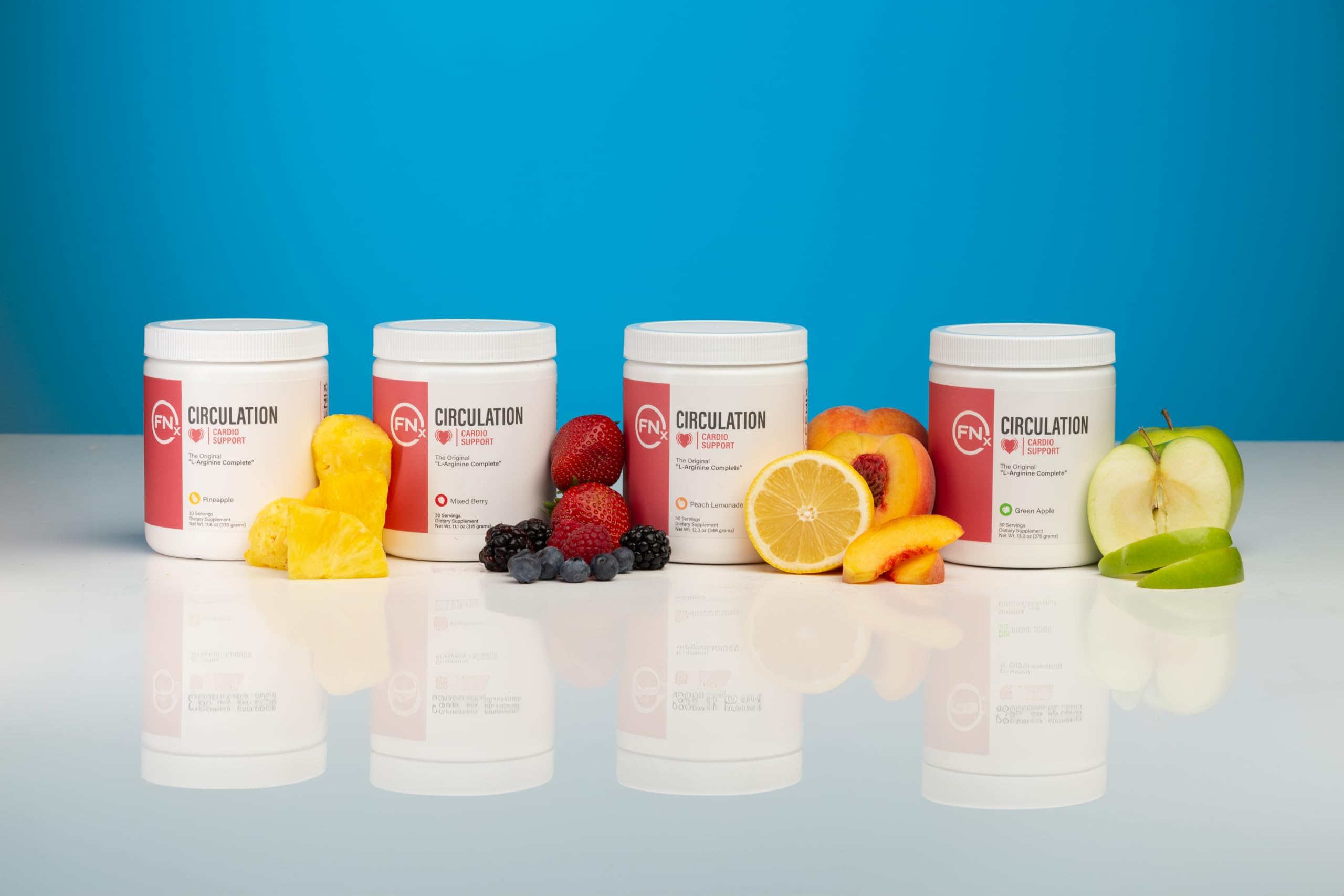 Fenix Nutrition caja abierta que destaca el sabor natural mixed berry