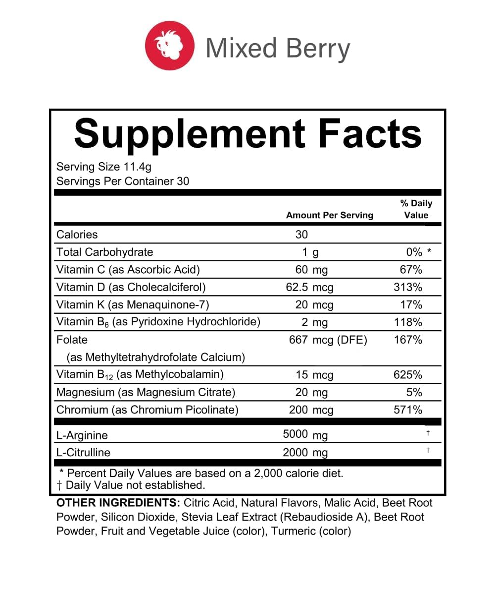 Fenix Nutrition etiqueta de ingredientes resaltando vitaminas y minerales