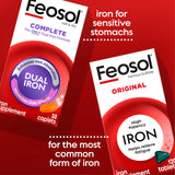 Feosol textura del caplet recubierto que reduce molestias digestivas